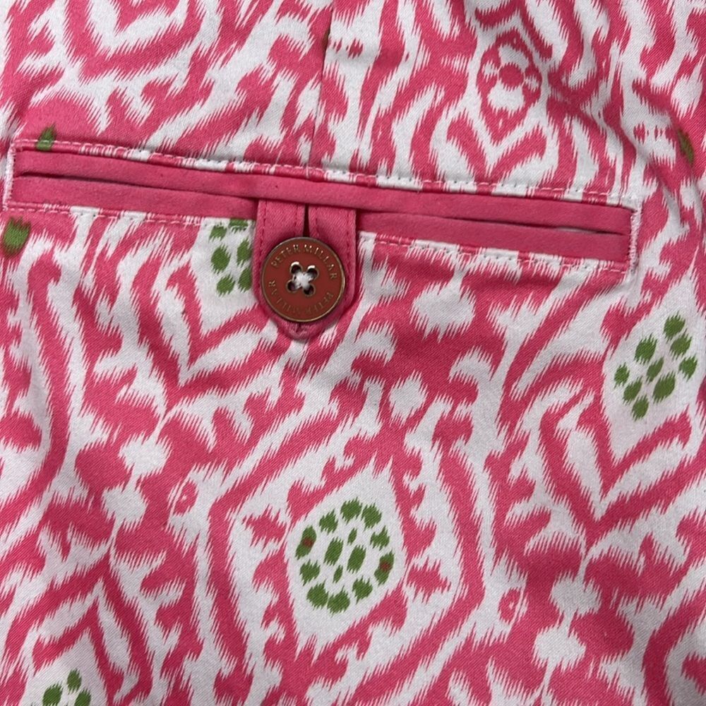Pink Patterned Women's Shorts - Picture 5 of 5